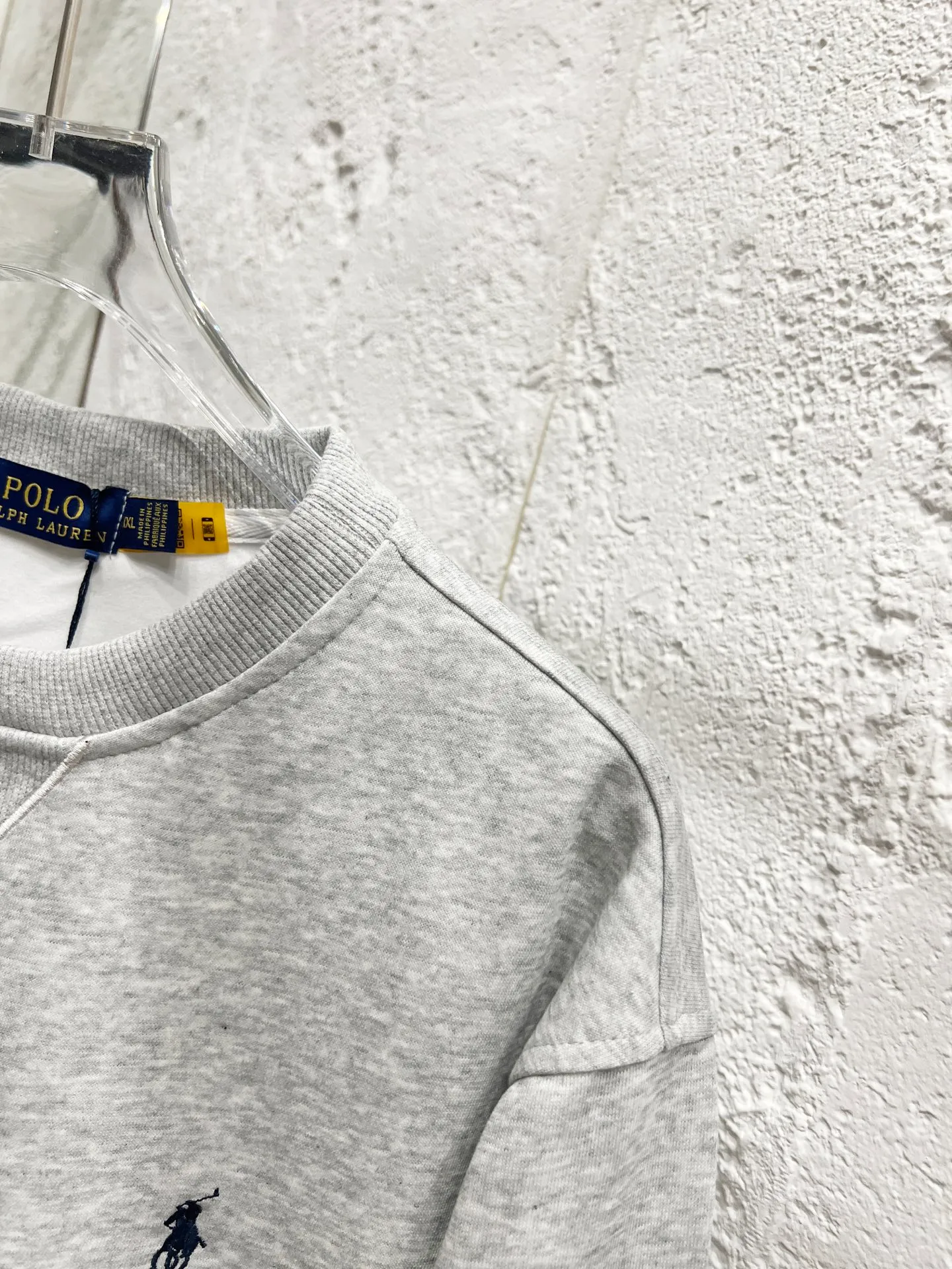 🅿️200 Style number: T51 Ralph Lauren round neck pony logo embroidered sweatshirt, pure cotton fabric Color: gray Size: M-105-120 catties L-120-135 catties XL-135-150 catties 2XL-150-165 catties